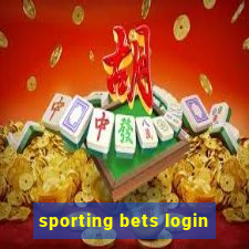 sporting bets login